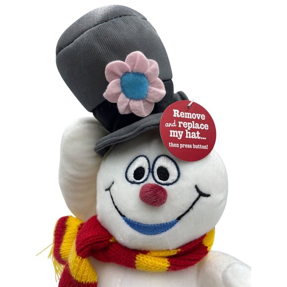 Hallmark Frosty The Snowman Singing Dancing Spinning Christmas Plush Tested - Picture 2 of 16